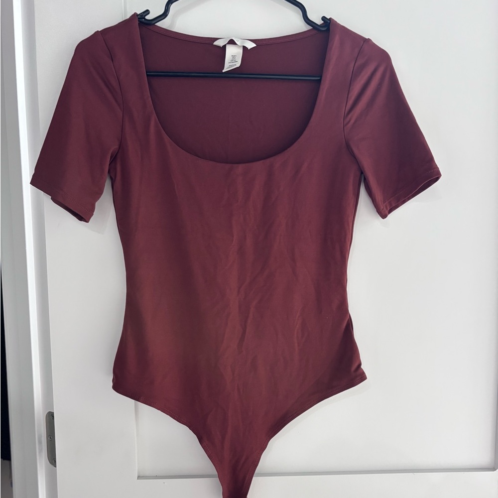 H&M Deep Red Bodysuit